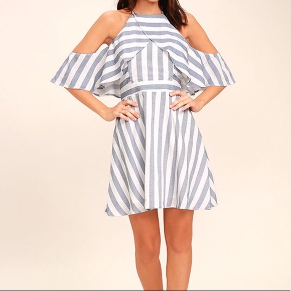 Lulus Dresses & Skirts - 🆕NWT*Lulu’s Blue & White Striped Dress